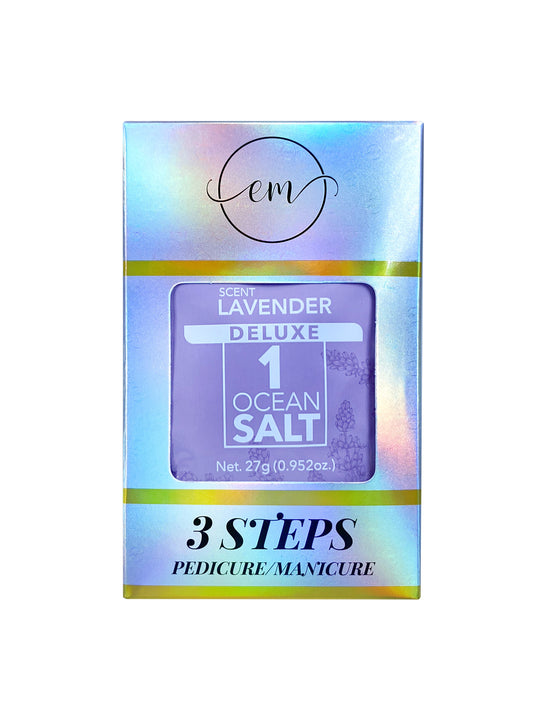 Lavender 3 Step: Pedicure & Manicure